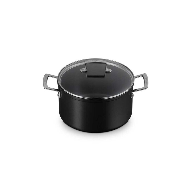 Le Creuset Toughened Non-Stick Deep Casserole with Glass Lid 24cm image number 0